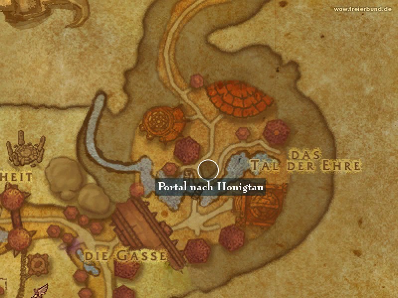 Portal nach Honigtau (Portal to Honeydew Village) Landmark WoW World of Warcraft 