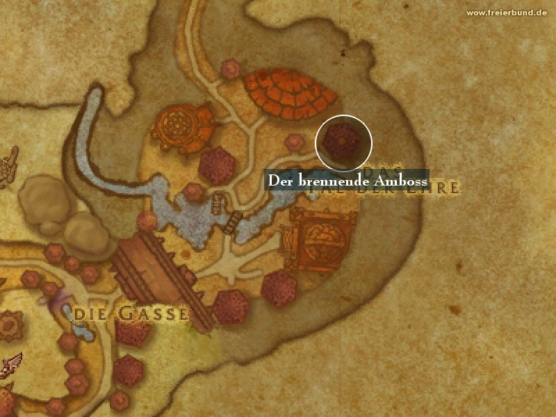 Der brennende Amboss (The Burning Anvil) Landmark WoW World of Warcraft 