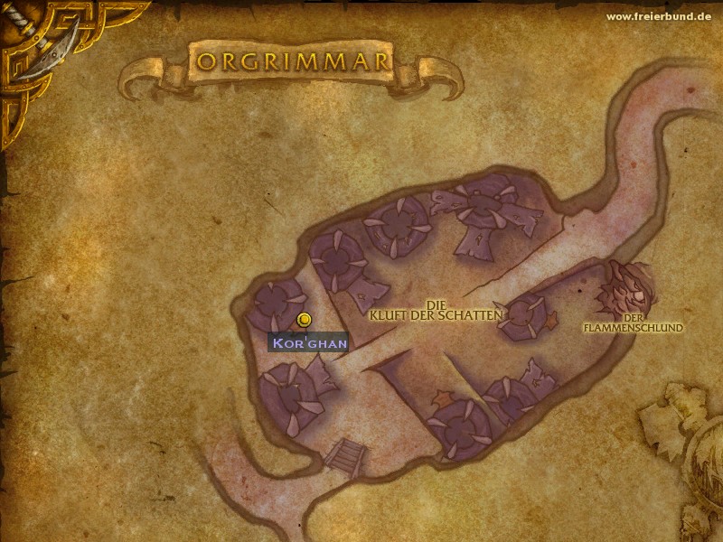 Kor'ghan (Kor'ghan) Quest NSC WoW World of Warcraft 