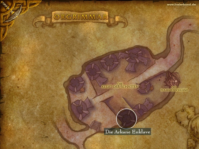 Die Arkane Enklave (Arcane Enclave) Landmark WoW World of Warcraft 