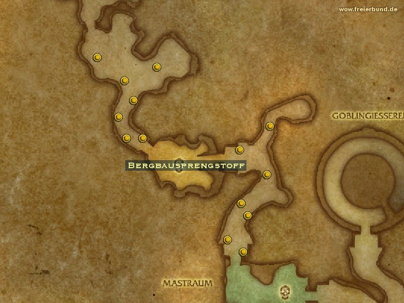 Bergbausprengstoff (Mining Powder) Quest-Gegenstand WoW World of Warcraft 