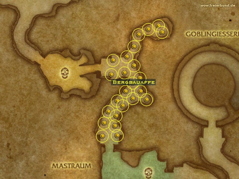 Bergbauaffe (Mining Monkey) Monster WoW World of Warcraft 