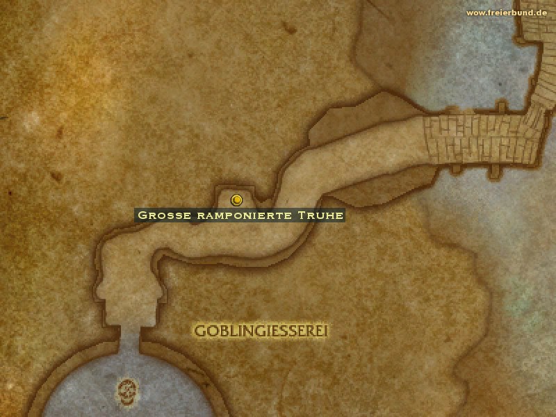 Große ramponierte Truhe (Large Battered Chest) Quest-Gegenstand WoW World of Warcraft 