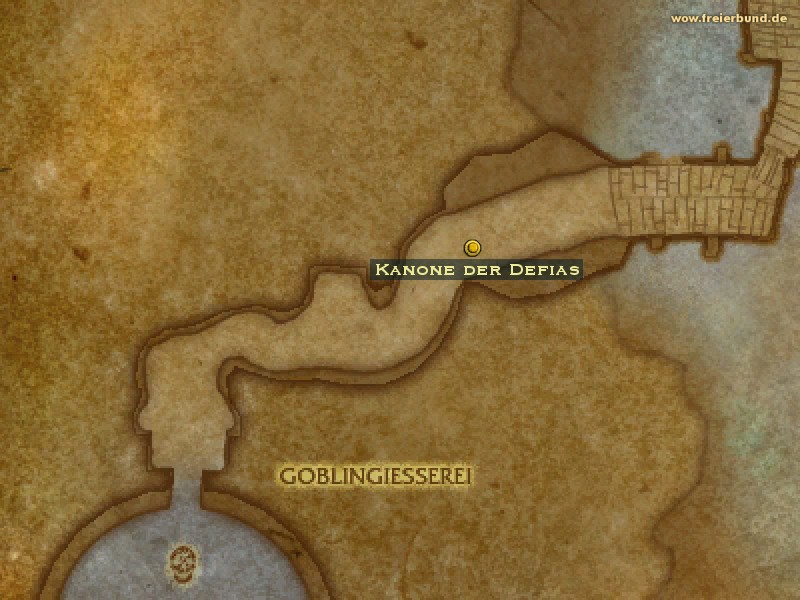 Kanone der Defias (Defias Cannon) Quest-Gegenstand WoW World of Warcraft 