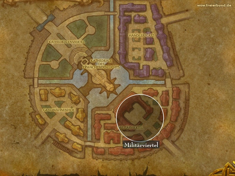 Militärviertel (Military District) Landmark WoW World of Warcraft 