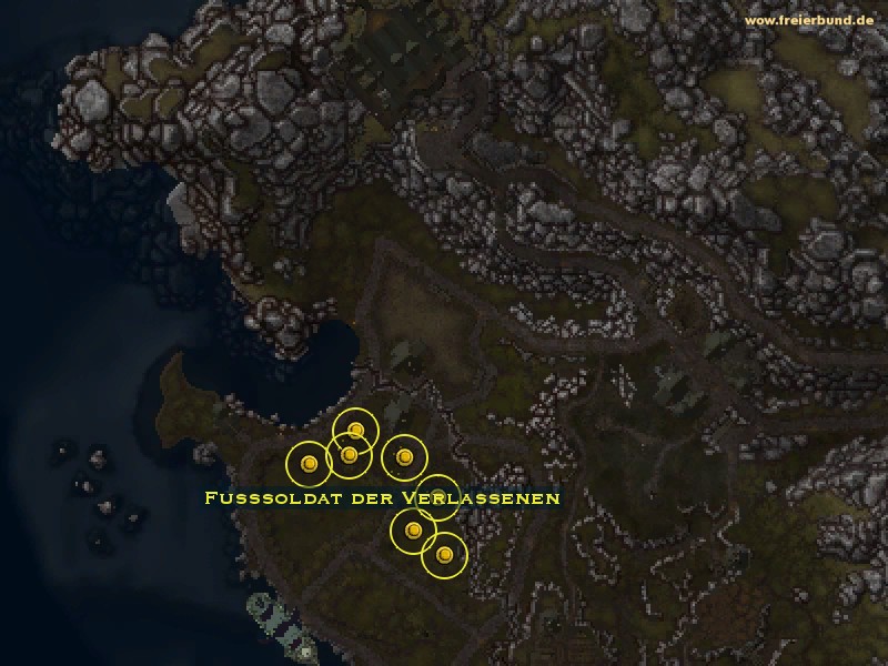 Fußsoldat der Verlassenen (Forsaken Footsoldier) Monster WoW World of Warcraft 