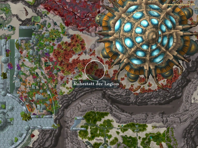 Ruhestatt der Legion (Legion's Rest) Landmark WoW World of Warcraft 