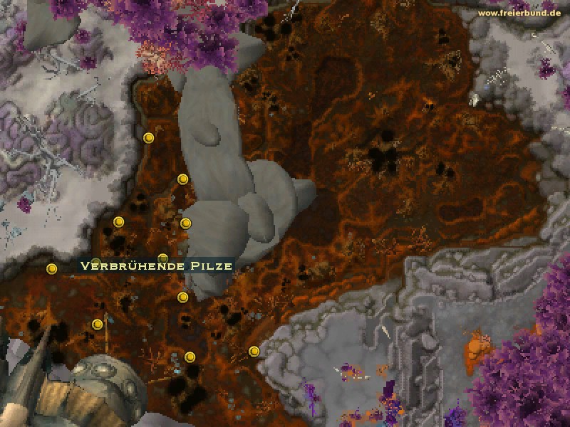 Verbrühende Pilze (Scalding Shrooms) Quest-Gegenstand WoW World of Warcraft 