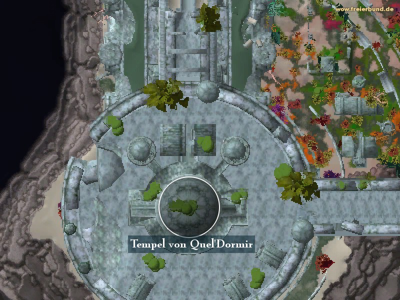Tempel von Quel'Dormir (Quel'Dormir Temple) Landmark WoW World of Warcraft 