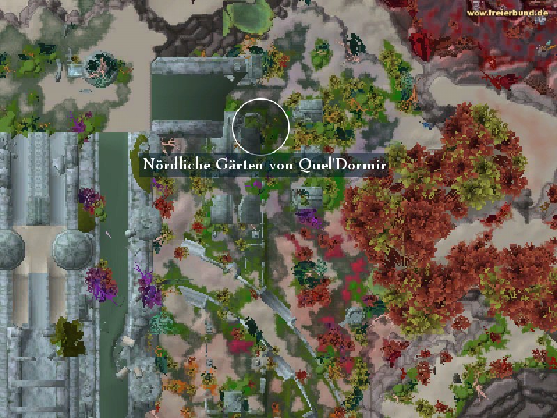 Nördliche Gärten von Quel'Dormir (Northern Quel'Dormir Gardens) Landmark WoW World of Warcraft 
