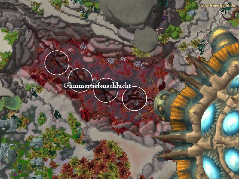 Glimmertiefenschlucht (Glimmerdeep Gorge) Landmark WoW World of Warcraft 
