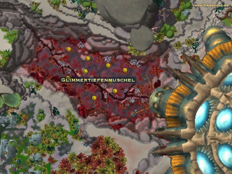 Glimmertiefenmuschel (Glimmerdeep Clam) Quest-Gegenstand WoW World of Warcraft 