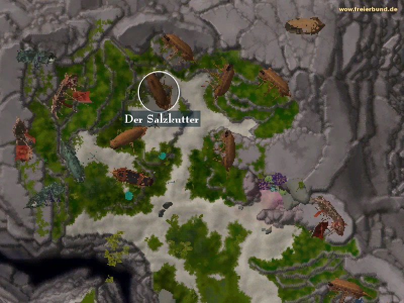 Der Salzkutter (The Briny Cutter) Landmark WoW World of Warcraft 