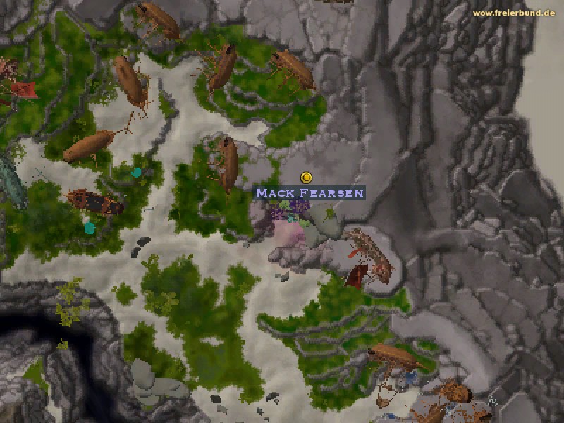 Mack Fearsen (Mack Fearsen) Quest NSC WoW World of Warcraft 