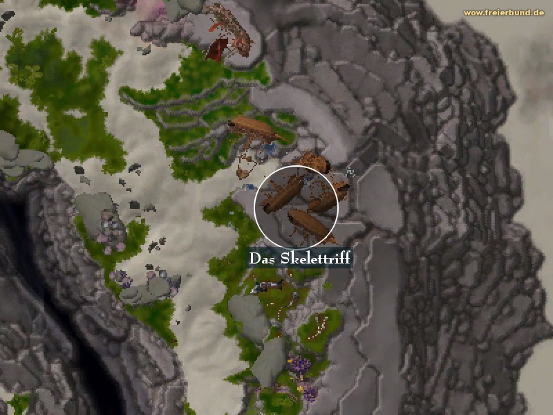 Das Skelettriff (The Skeletal Reef) Landmark WoW World of Warcraft 