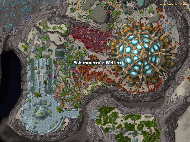 Schimmernde Weiten (Shimmering Expanse) Zone WoW World of Warcraft 