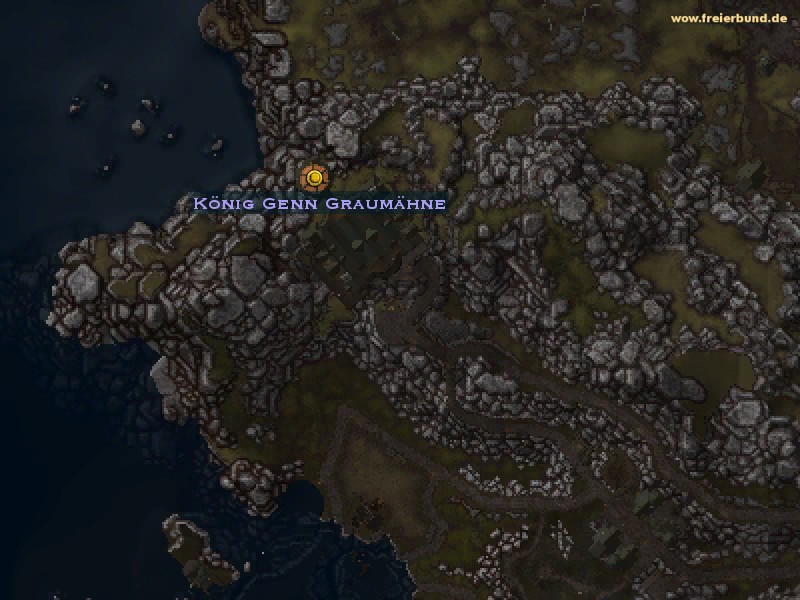 König Genn Graumähne (King Genn Greymane) Quest NSC WoW World of Warcraft 
