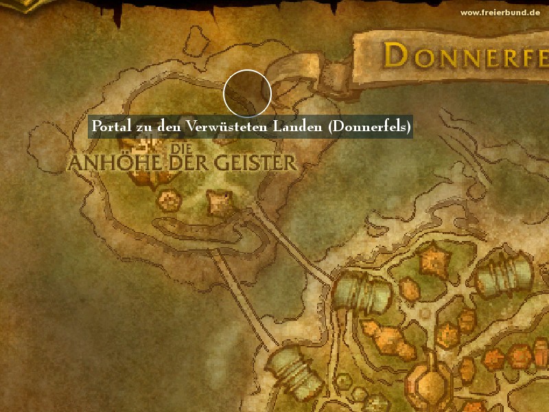 Portal zu den Verwüsteten Landen (Donnerfels) (Portal to Blasted Lands) Landmark WoW World of Warcraft 