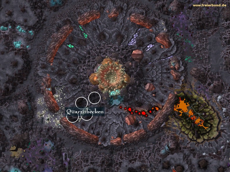 Quarzitbecken (Quartzite Basin) Landmark WoW World of Warcraft 