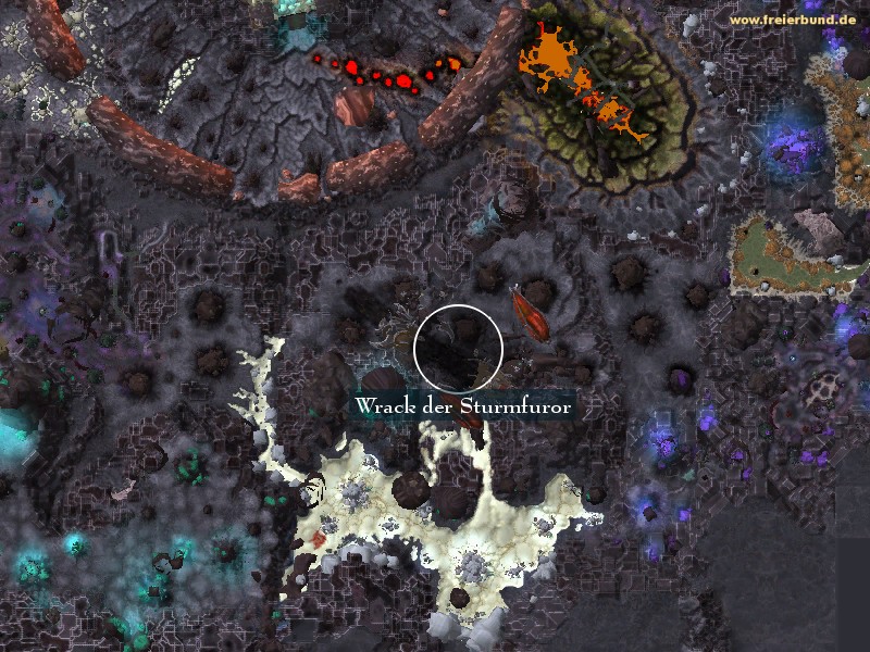 Wrack der Sturmfuror (Storm's Fury Wreckage) Landmark WoW World of Warcraft 