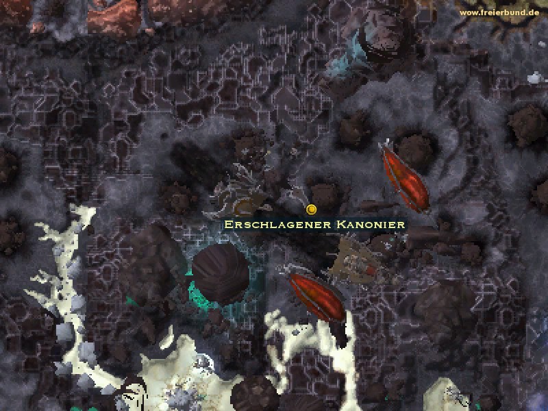 Erschlagener Kanonier (Slain Cannoneer) Quest-Gegenstand WoW World of Warcraft 