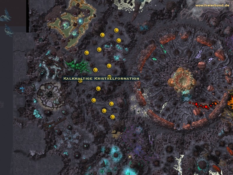 Kalkhaltige Kristallformation (Chalky Crystal Formation) Quest-Gegenstand WoW World of Warcraft 