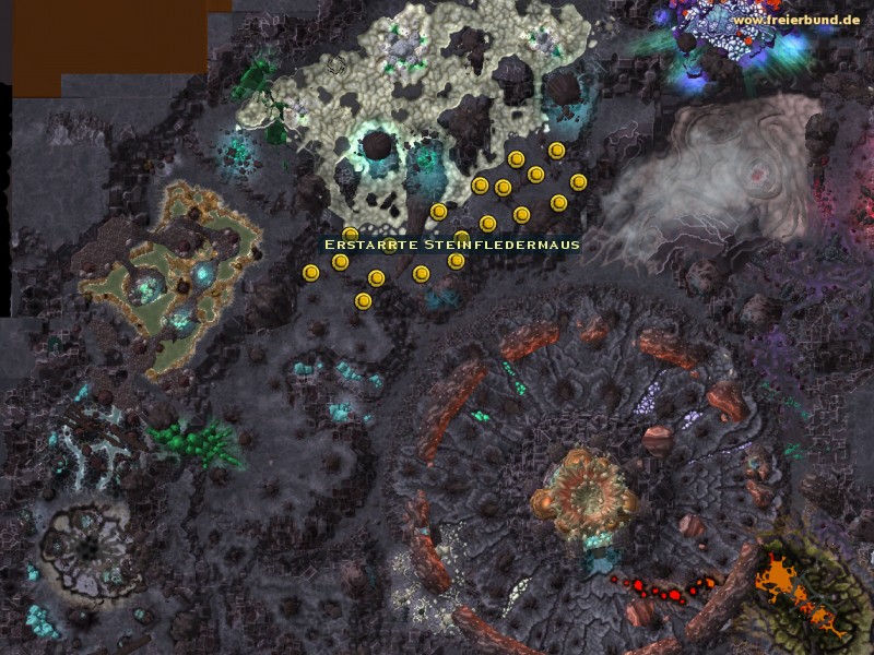 Erstarrte Steinfledermaus (Petrified Stone Bat) Quest-Gegenstand WoW World of Warcraft 