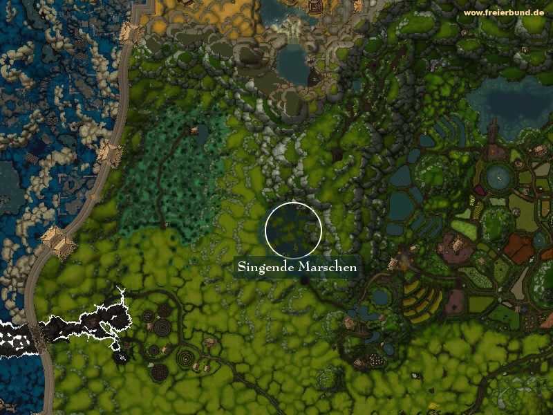 Singende Marschen (Singing Marshes) Landmark WoW World of Warcraft 