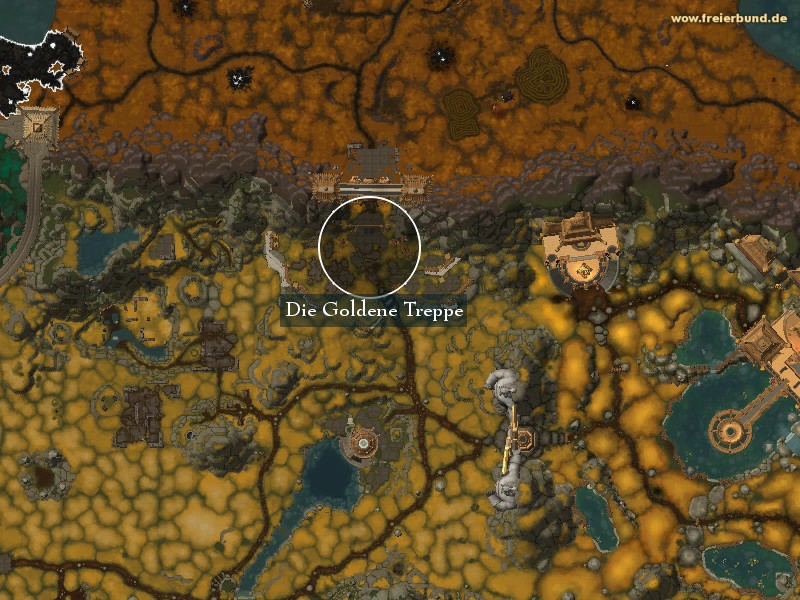 Die Goldene Treppe (The Golden Stair) Landmark WoW World of Warcraft 