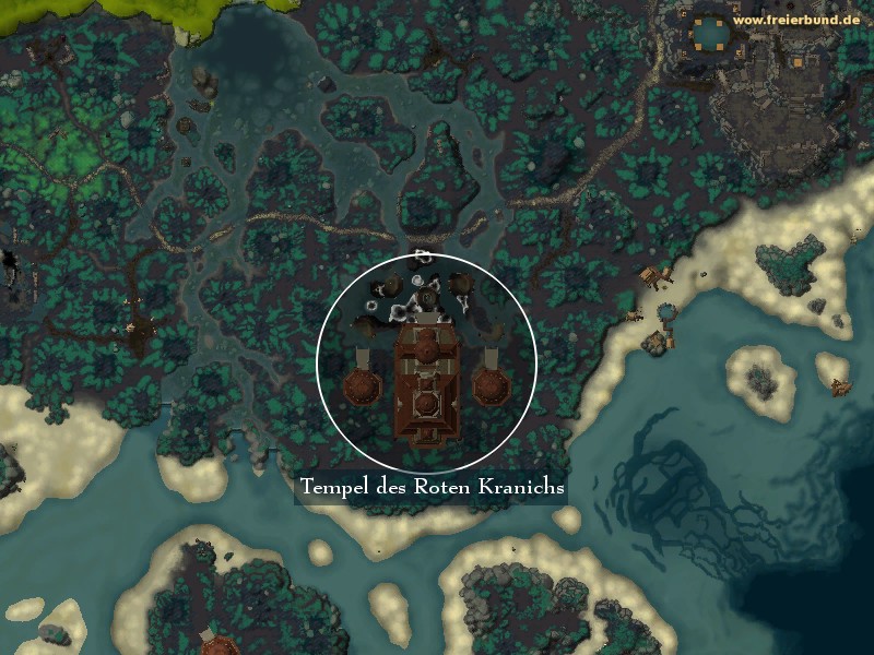Tempel des Roten Kranichs (Temple of the Red Crane) Landmark WoW World of Warcraft 