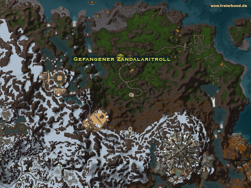 Gefangener Zandalaritroll (Zandalari Prisoner) Monster WoW World of Warcraft 