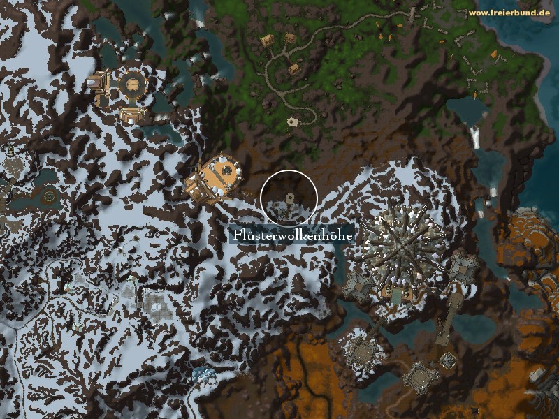 Flüsterwolkenhöhe (Whispercloud Rise) Landmark WoW World of Warcraft 