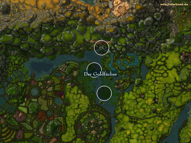 Der Goldfächer (The Golden Falls) Landmark WoW World of Warcraft 