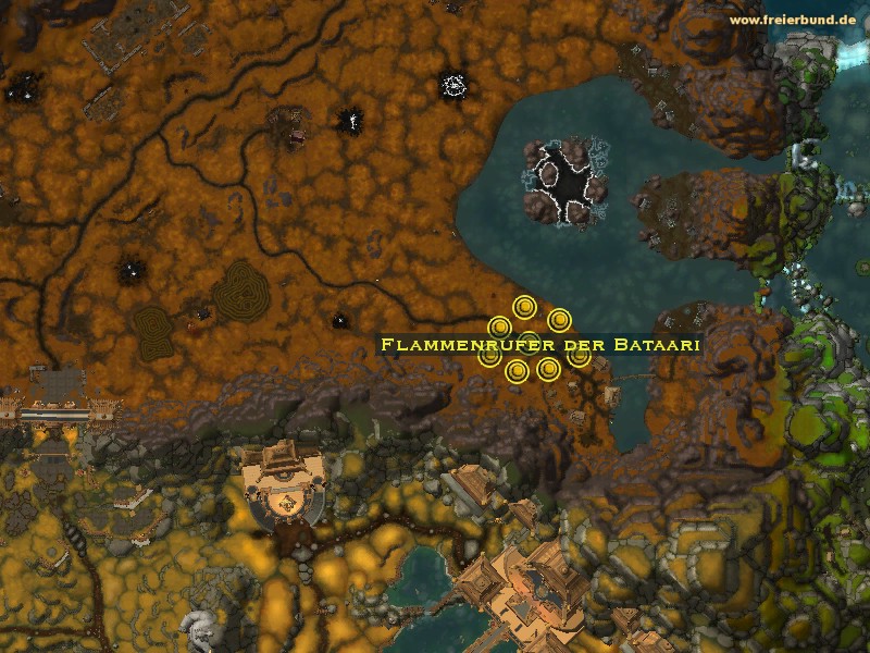 Flammenrufer der Bataari (Bataari Flamecaller) Monster WoW World of Warcraft 