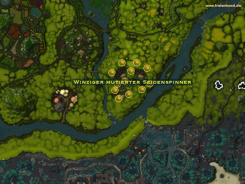Winziger mutierter Seidenspinner (Tiny Mutated Silkmoth) Monster WoW World of Warcraft 
