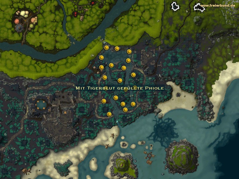 Mit Tigerblut gefüllte Phiole (Vial of Tiger Blood) Quest-Gegenstand WoW World of Warcraft 