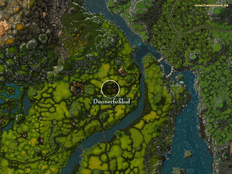 Donnerfußhof (Thunderfoot Farm) Landmark WoW World of Warcraft 