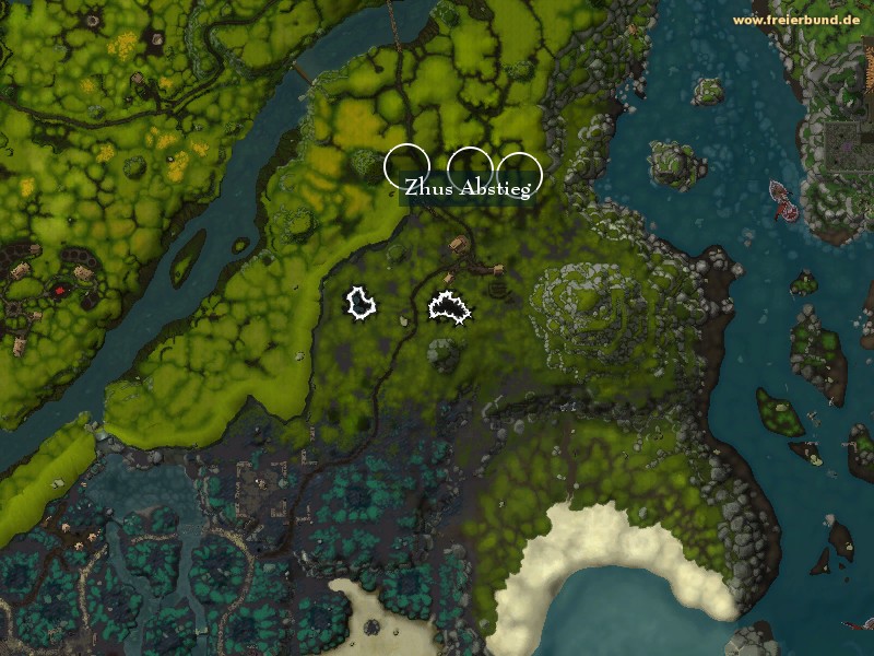 Zhus Abstieg (Zhu's Descent) Landmark WoW World of Warcraft 