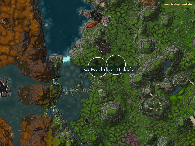 Das Fruchtbare Dickicht (The Fertile Copse) Landmark WoW World of Warcraft 