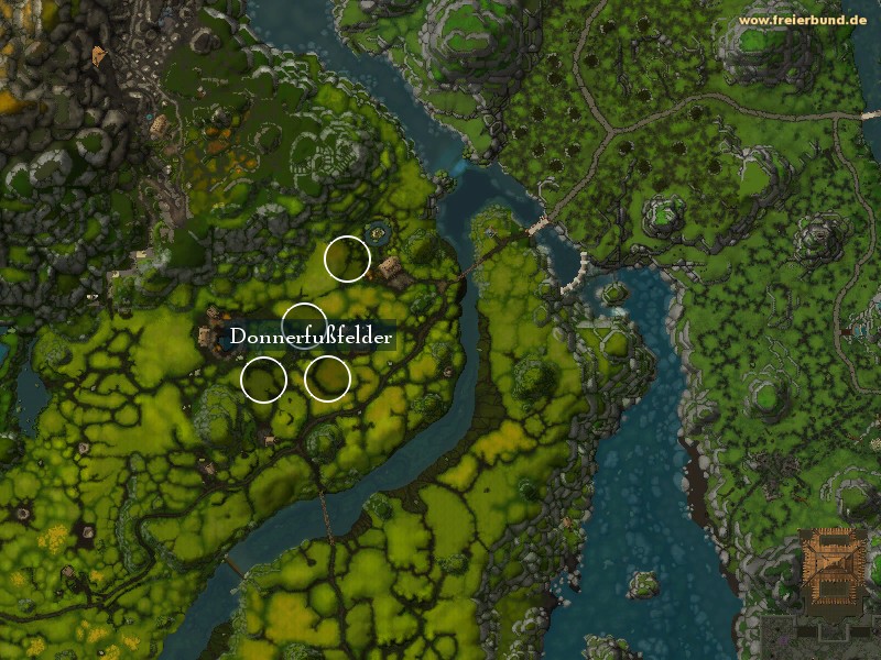 Donnerfußfelder (Thunderfoot Fields) Landmark WoW World of Warcraft 