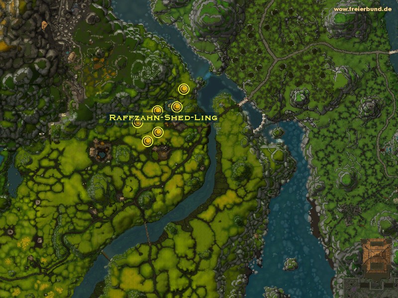 Raffzahn-Shed-Ling (Snagtooth Virmen) Monster WoW World of Warcraft 