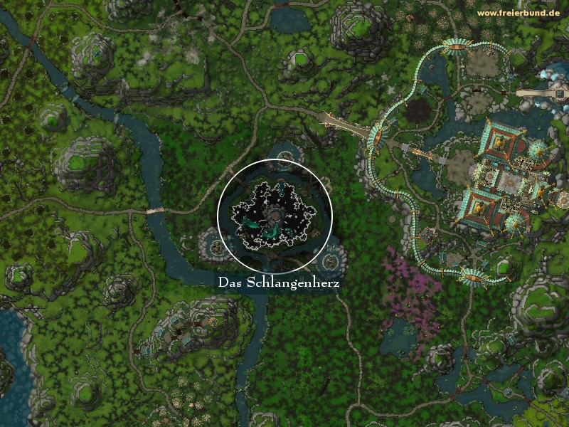 Das Schlangenherz (The Serpent's Heart) Landmark WoW World of Warcraft 
