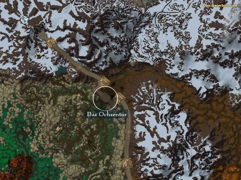 Das Ochsentor (The Ox Gate) Landmark WoW World of Warcraft 