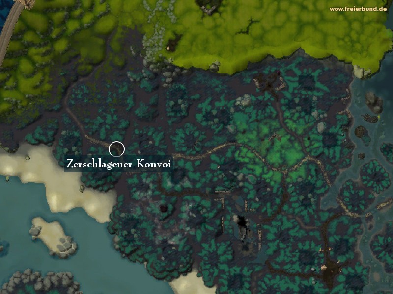 Zerschlagener Konvoi (Shattered Convoy) Landmark WoW World of Warcraft 