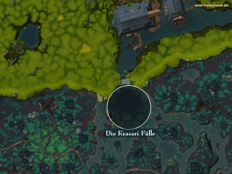 Die Krasari Fälle (Krasari Falls) Landmark WoW World of Warcraft 