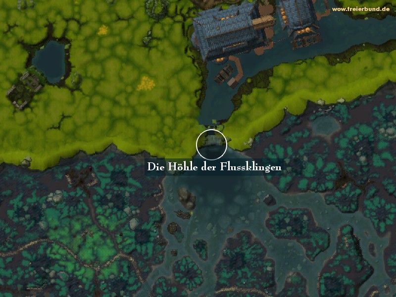 Die Höhle der Flussklingen (The Riverblade Den) Landmark WoW World of Warcraft 