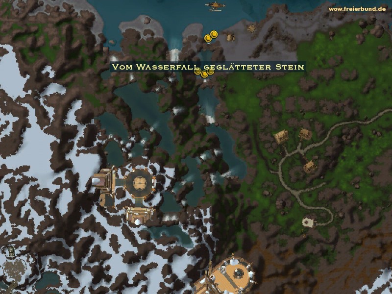 Vom Wasserfall geglätteter Stein (Waterfall-Polished Stone) Quest-Gegenstand WoW World of Warcraft 