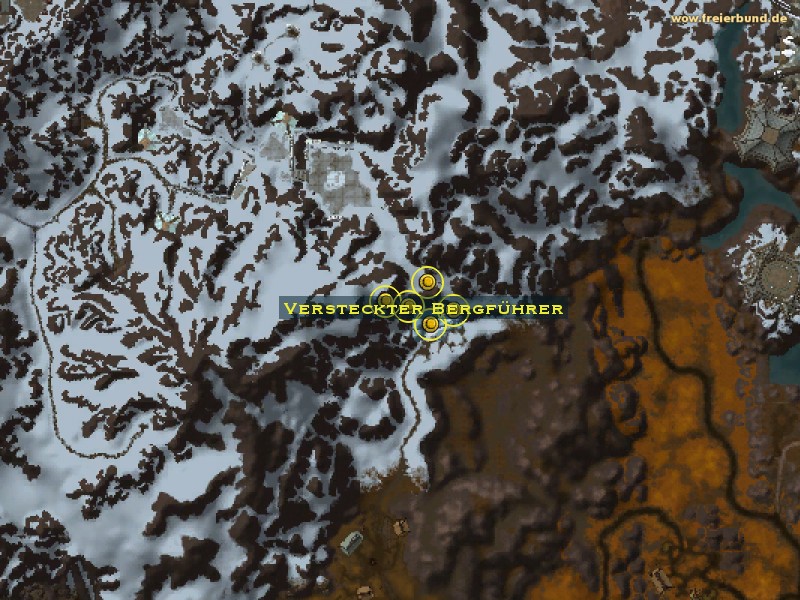 Versteckter Bergführer (Hiding Guide) Monster WoW World of Warcraft 
