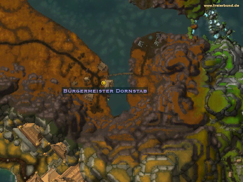 Bürgermeister Dornstab (Mayor Bramblestaff) Quest NSC WoW World of Warcraft 