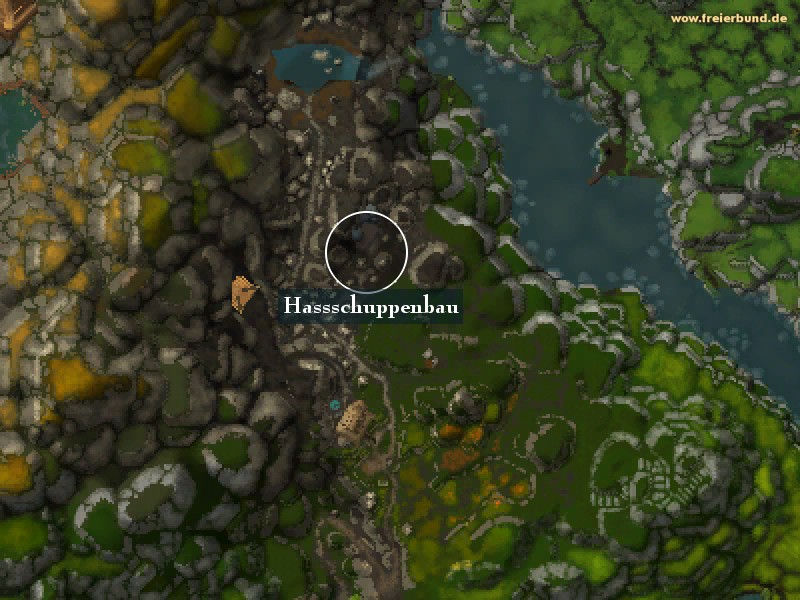 Hassschuppenbau (Hatescale Burrow) Landmark WoW World of Warcraft 